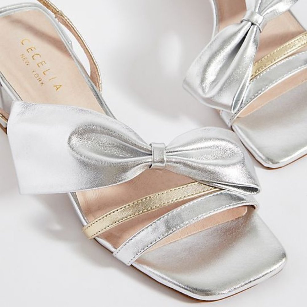 NWT CECELIA NEW YORK COSETTE SLINGBACK HEELS - Picture 4 of 4